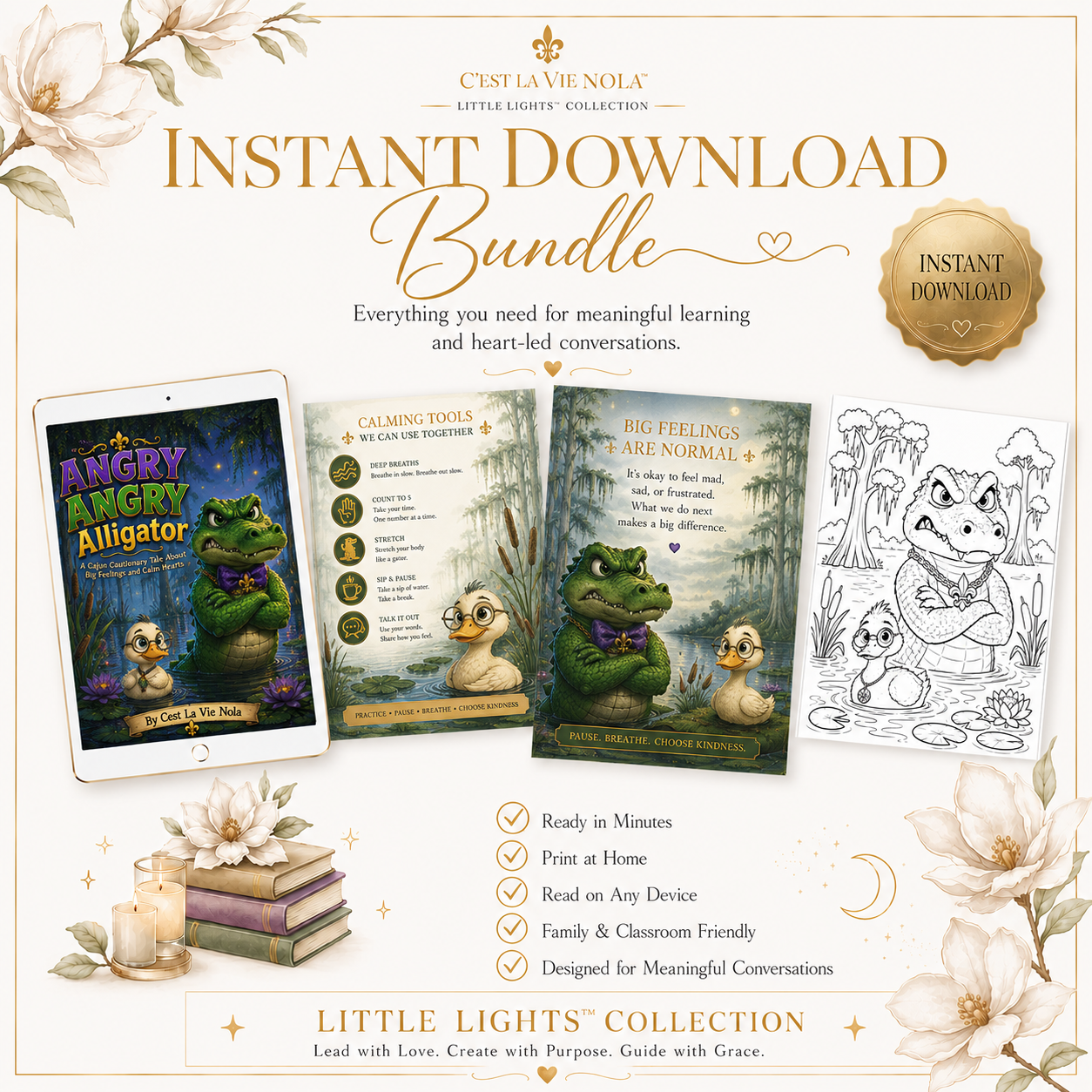 The Angry Angry Alligator | Little Lights™ Digital Learning Bundle