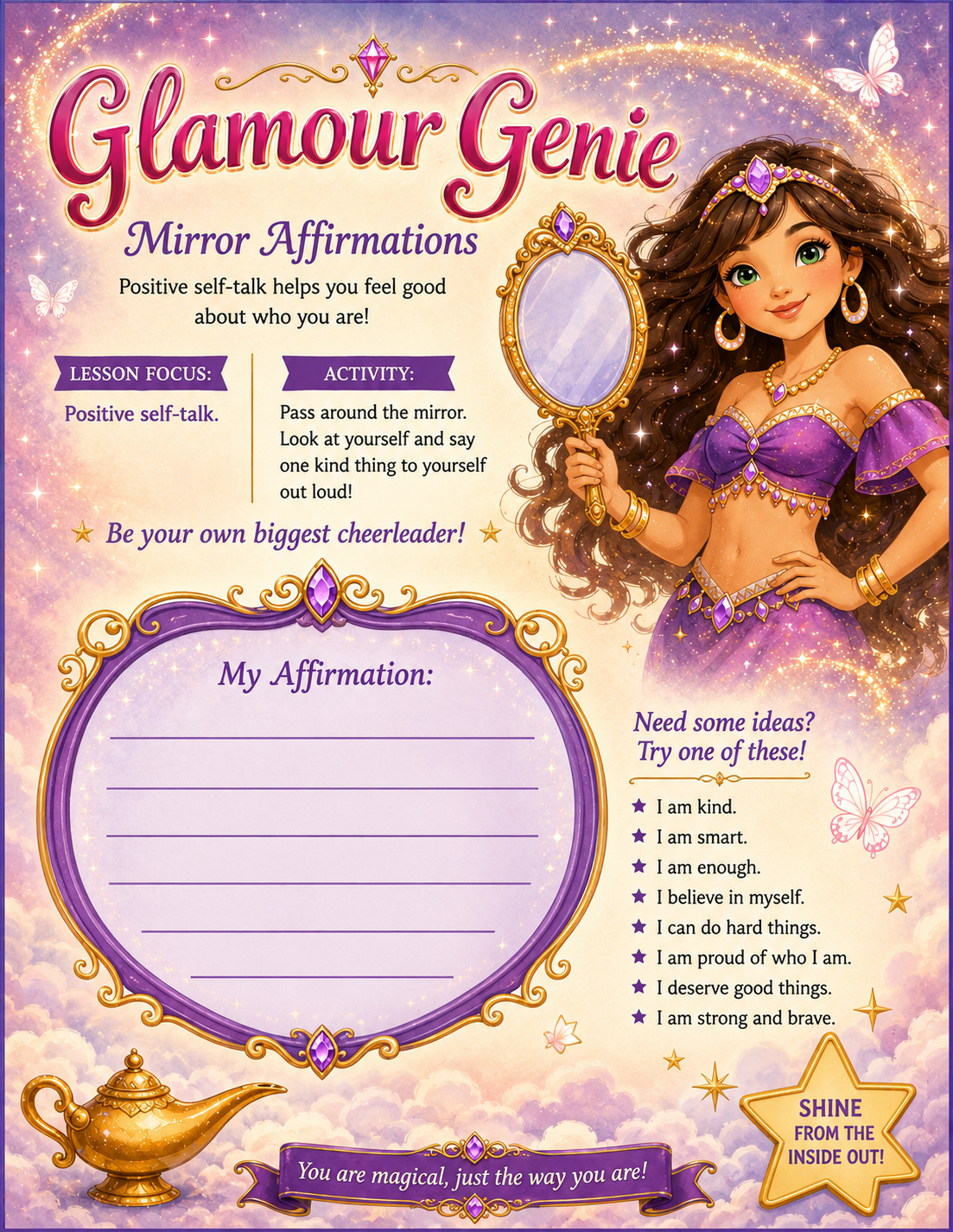 The Glamour Genie | Little Lights™ Digital Learning Bundle