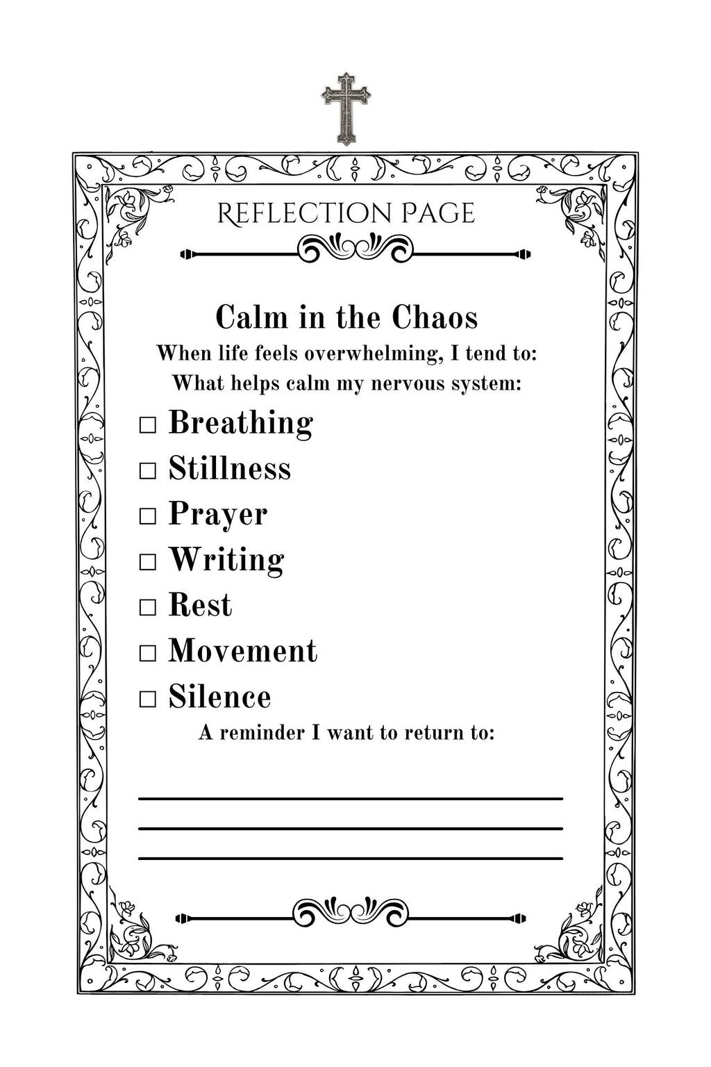 Reflection Page